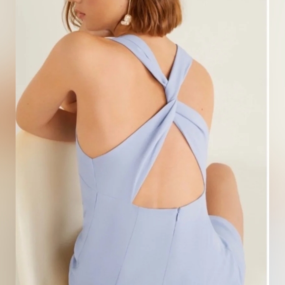 Mango twisted back dress - Picture 4 of 10